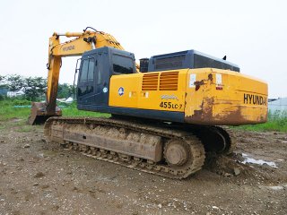 现代R455LC-7挖掘机